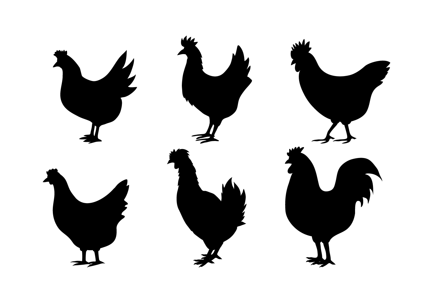 chicken silhouette clip art - photo #45