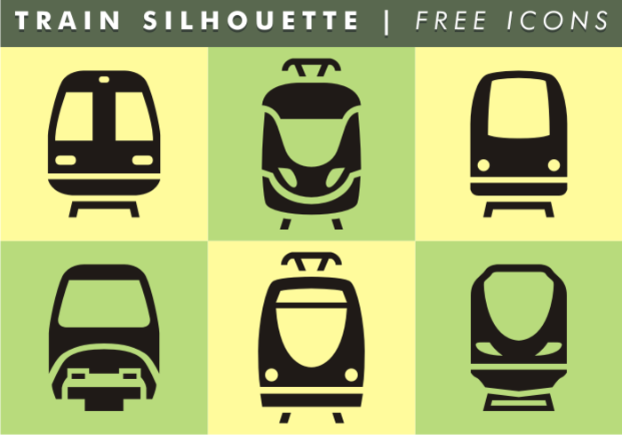 Train Silhouette Free Icons vector