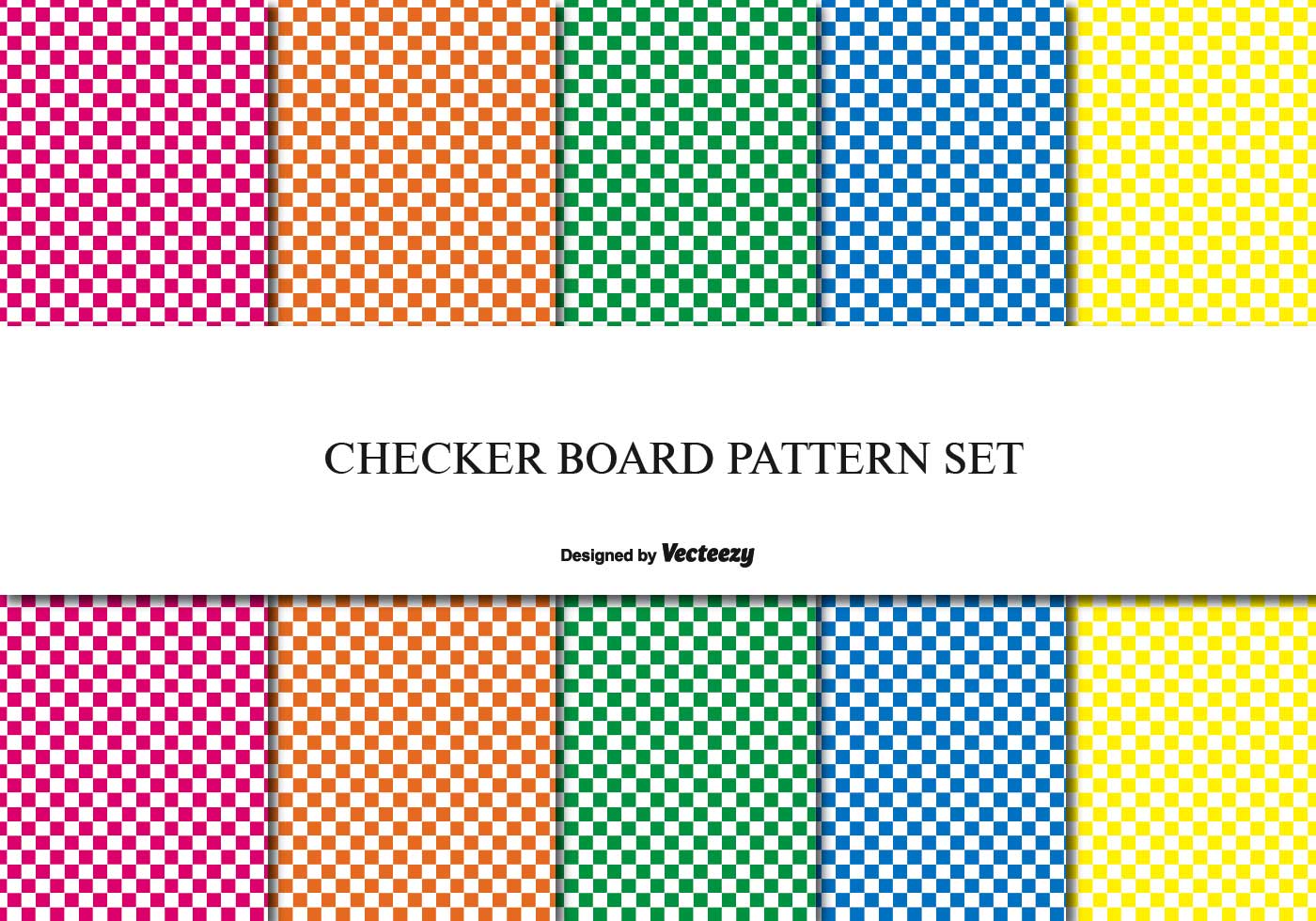 Checker Board Pattern Set - Download Free Vectors, Clipart