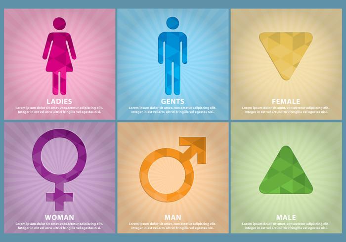 Gender Vector Templates Gender Vector Templates