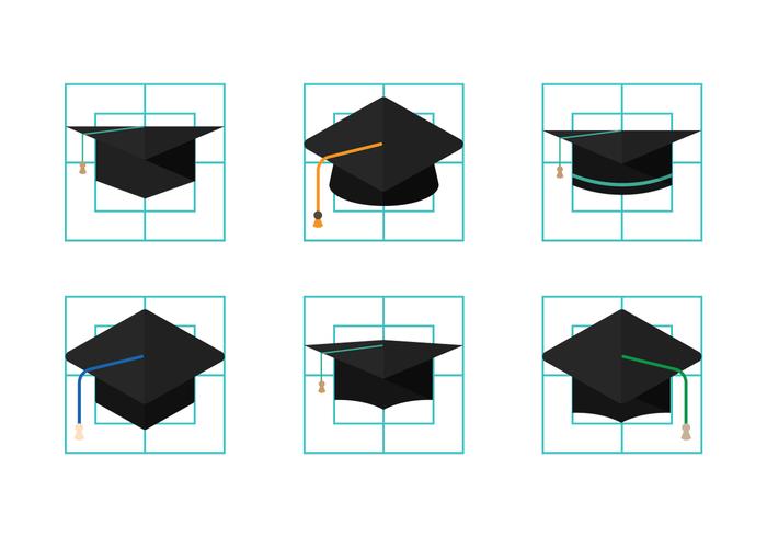 Graduate Hat Vectors 