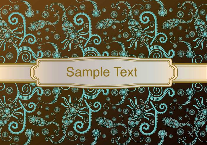 Vintage Background with Ornament vector