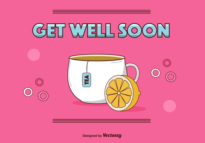 Get Well Soon Vector Card - Download Free Vectors, Clipart ...