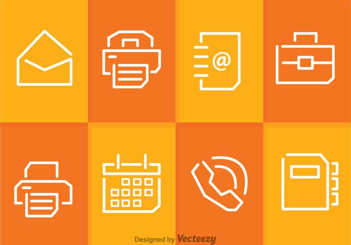 Bussiness And Office Icon Vectors