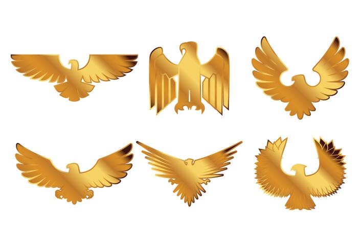 Niza Eagle Badge Vectores