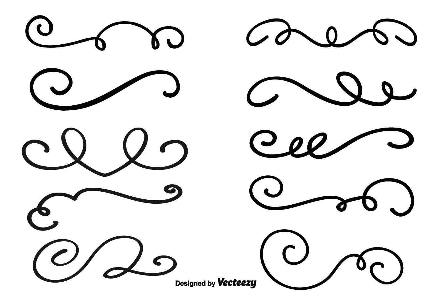 Download Decorative Vector Swirls - Download Free Vectors, Clipart ...