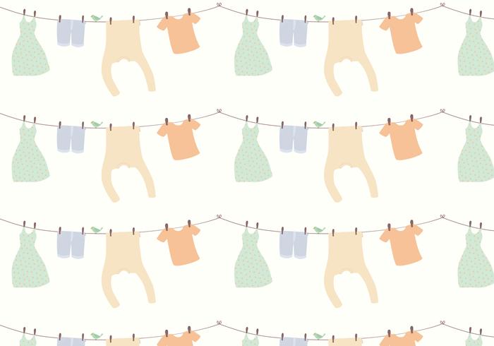 Clothes Pattern Background vector