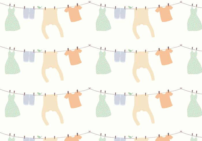 Clothes Pattern Background vector