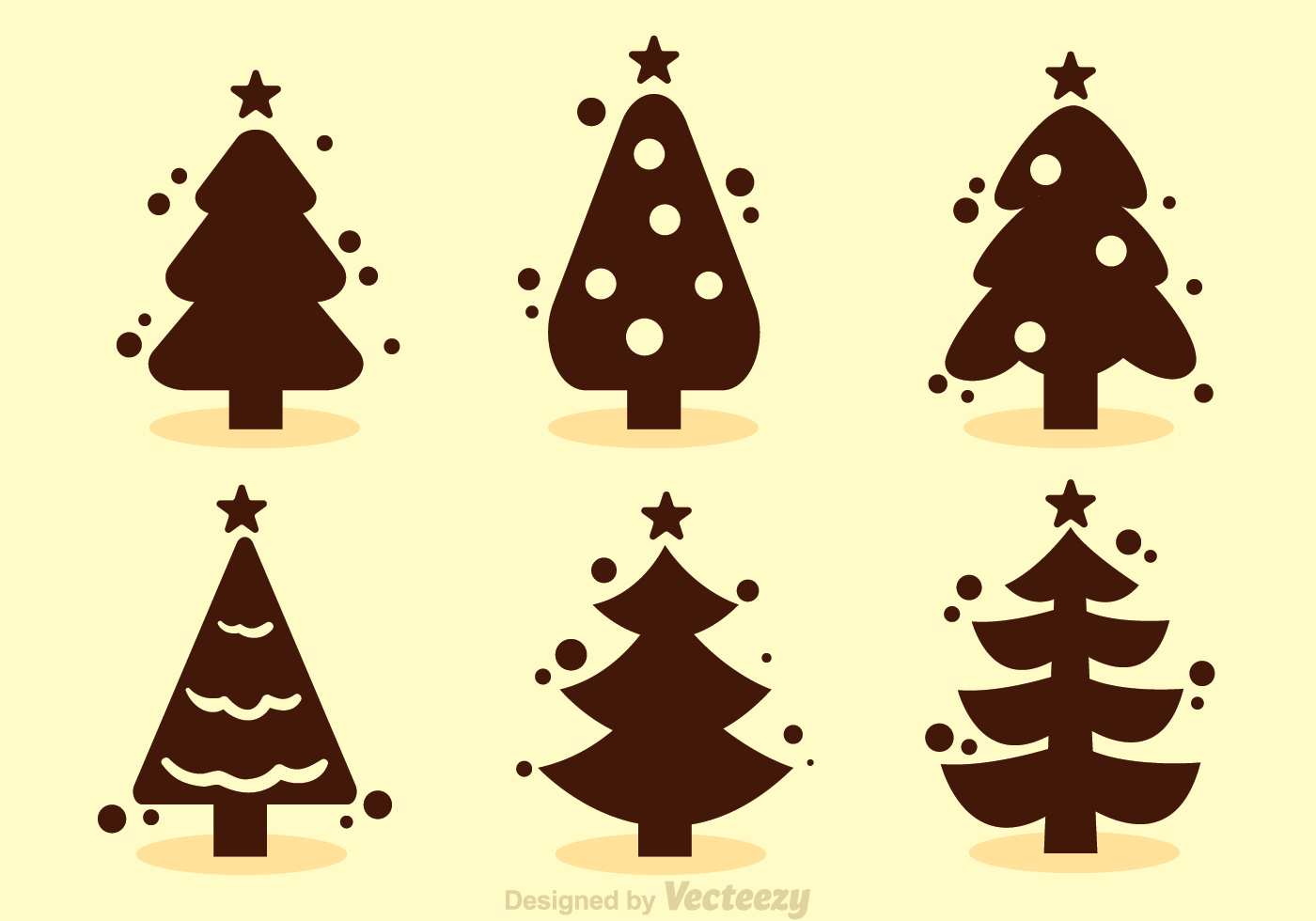 Download Christmas Tree Silhouette Vectors 93353 Vector Art at Vecteezy