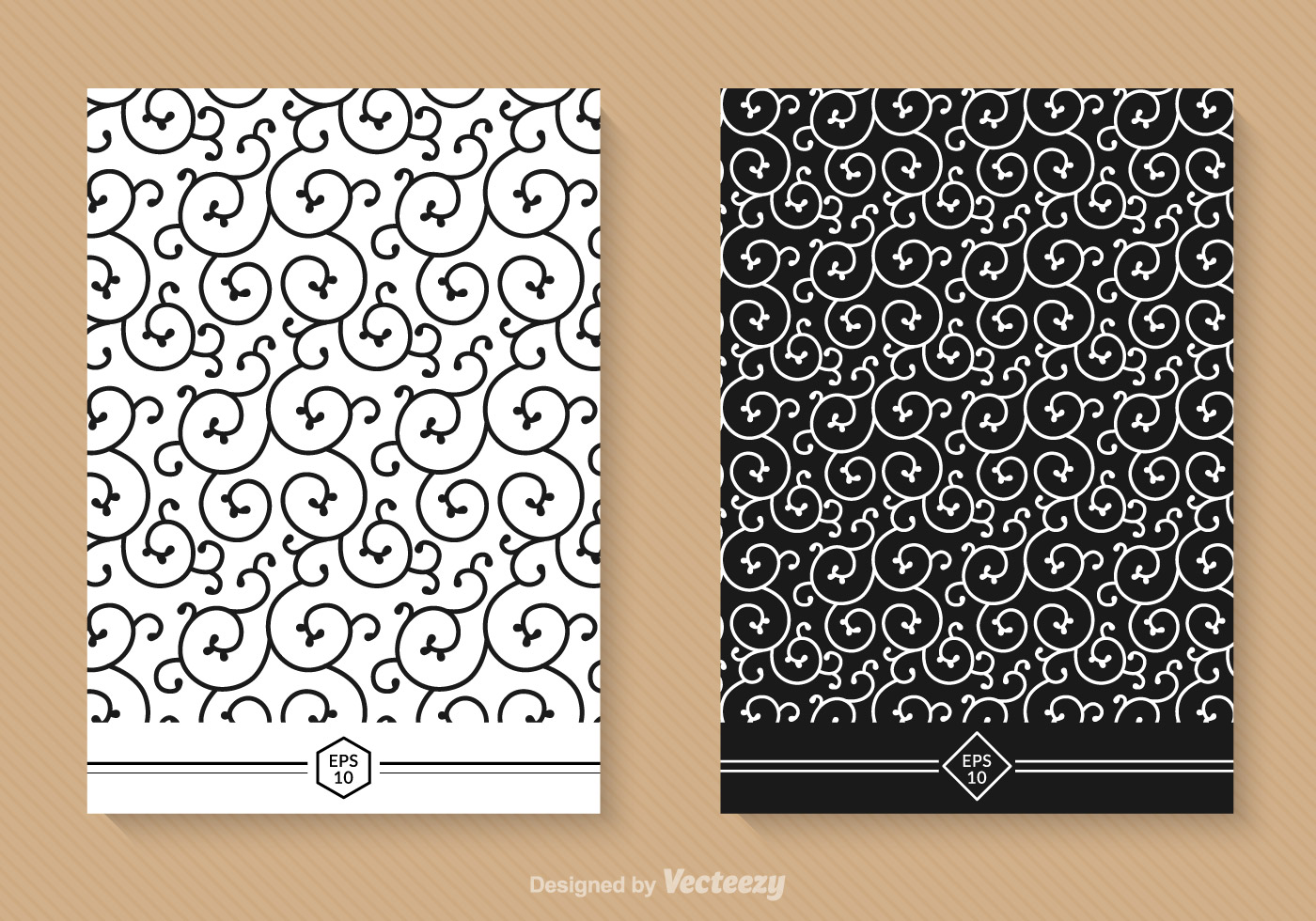 Download Free Swirly Seamless Vector Patterns 93399 - Download Free ...