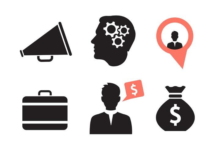 Set of Various Business Icons vector