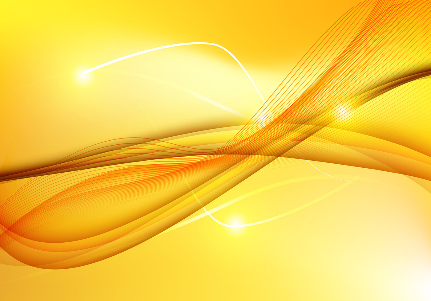 Abstract Yellow Wave background - Download Free Vectors ...