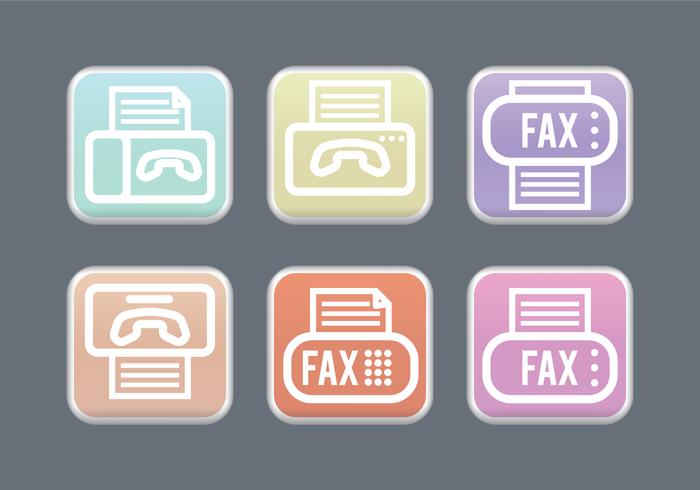 Fax Icon Vectors