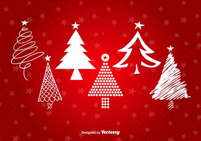 Albero Di Natale Forme Stilizzate Scarica Immagini