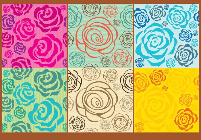 Roses Background Vectors