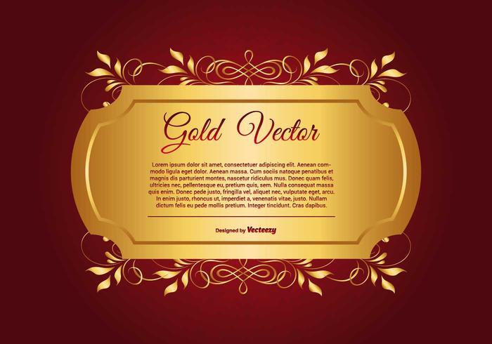 Elegant Gold and Red Background Illustration Elegant Gold and Red Background Illustration