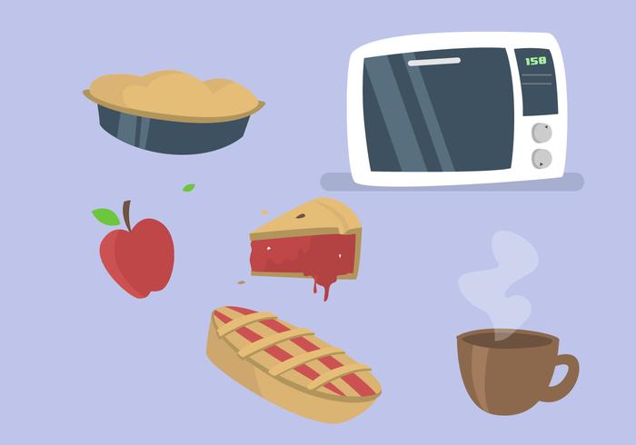 Apple Pie Baking Vectors