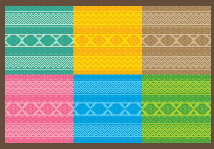 Textile Aztec Patterns vector