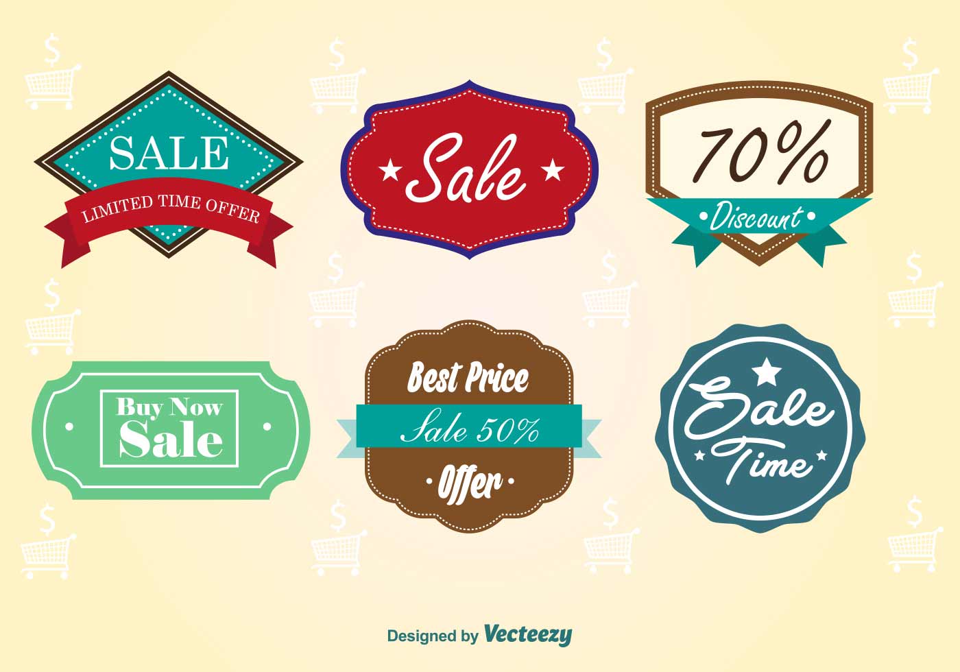 Download Vintage Sale Badges 93641 - Download Free Vectors, Clipart Graphics & Vector Art