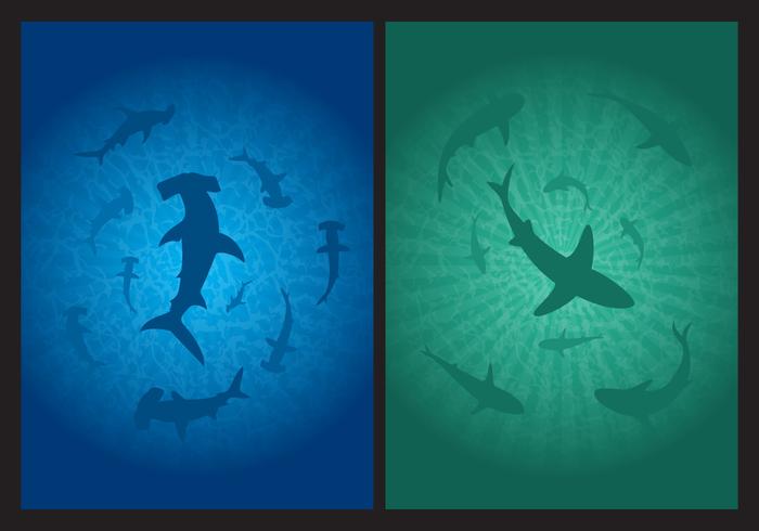 Shark Background Vectors