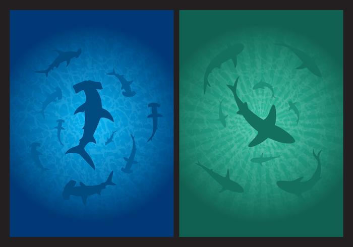 Shark Background Vectors