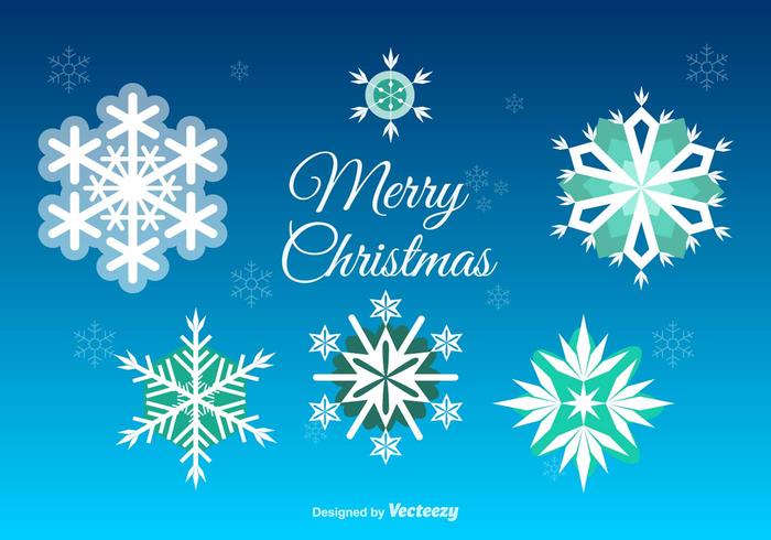 Christmas Snowflakes Decoration vector