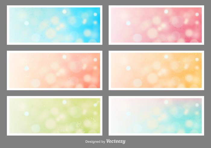 Seasonal Blurred Backgrounds vector