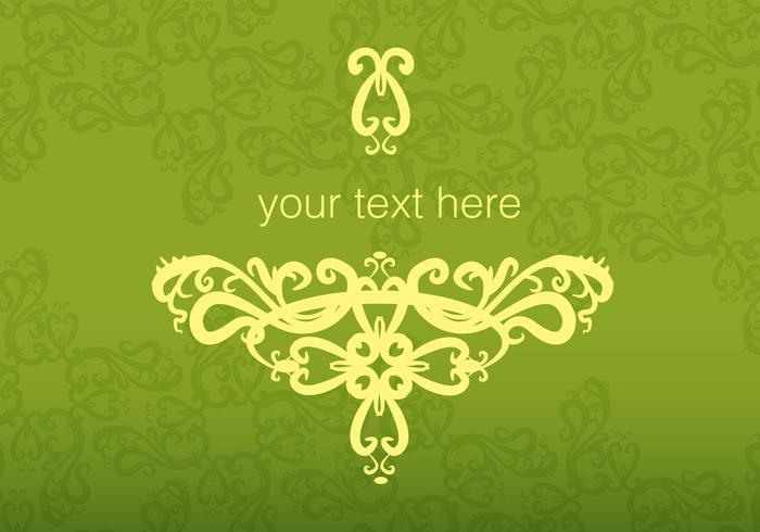 Baroque Ornament in Victorian Style vector