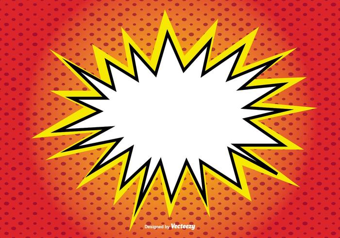 Comic Style Background Illustration vector