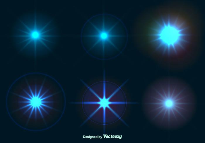 Shiny Star Light Effects vector