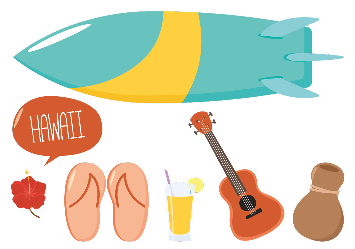 Hawaiian Music Free Vector Art (12 Free Downloads)