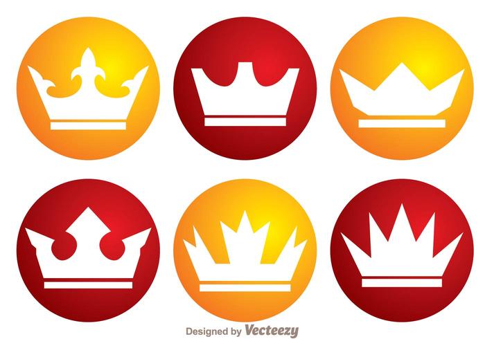 Circle Crown Logo Vectors 