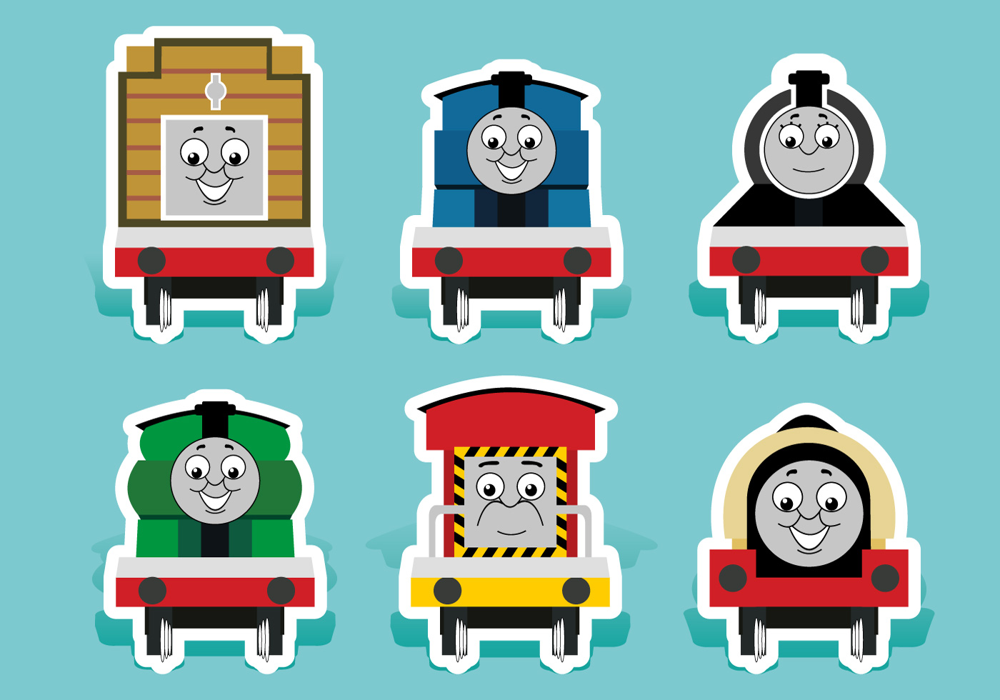 Download Thomas The Train Vectors 93861 Vector Art at Vecteezy