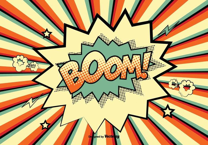 Comic Style Boom! Illustration 93883 Vector Art at Vecteezy