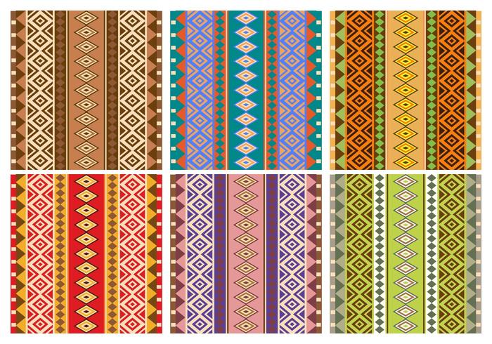 Aztec Patterns vector