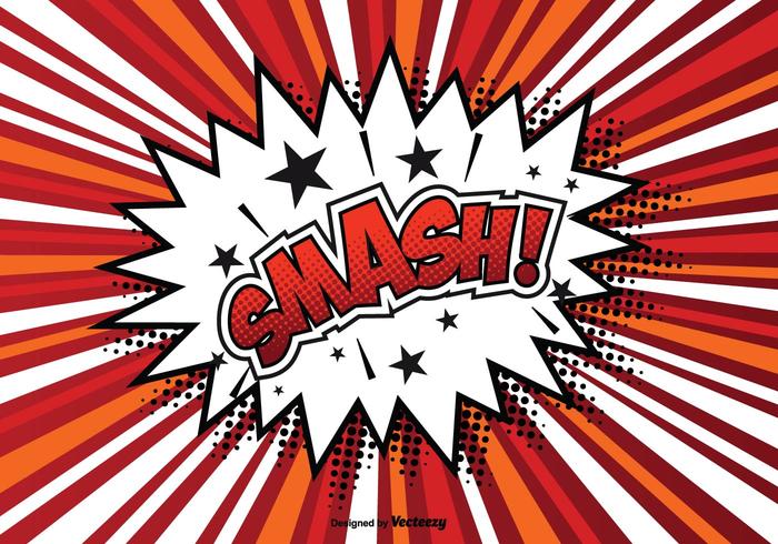 Comic Style Background Illustration Comic Style Background Illustration