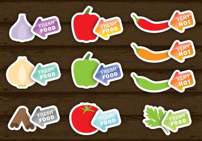 Food Label Vectors