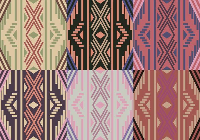 Boho Pattern Geometric Background vector