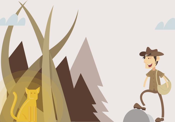 Treasure Hunter Vector