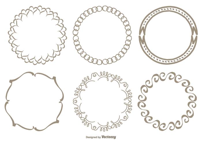 Cute Hand Drawn Frame Set Cute Hand Drawn Frame Set