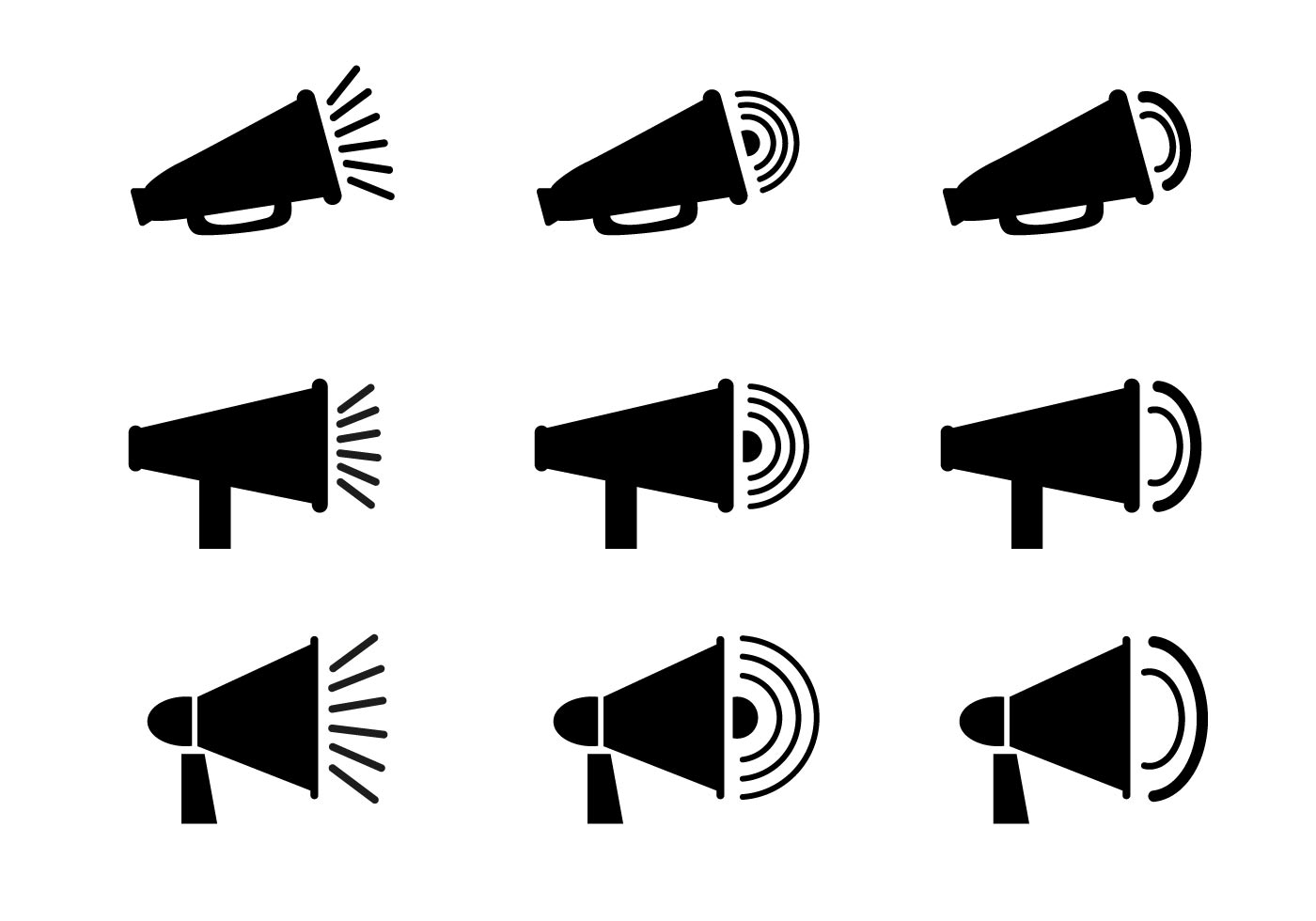 Download Free Megaphone Icon Vector - Download Free Vector Art ...