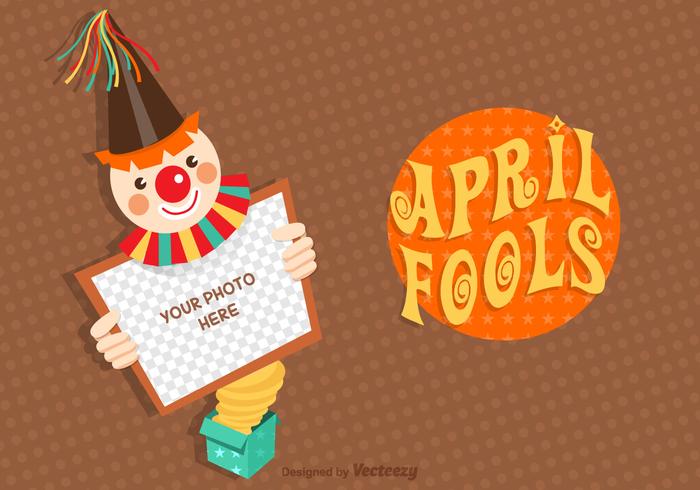 Free April Fools Vector Card