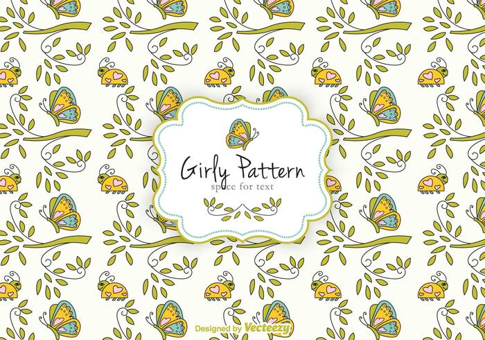 Girly Pattern Vector