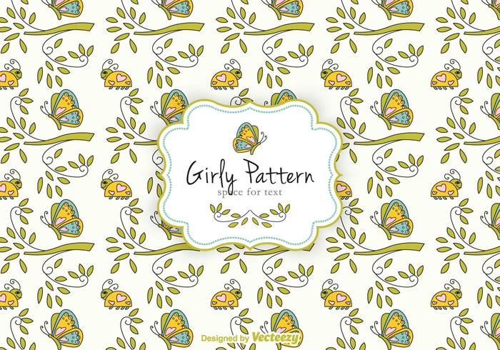 Girly Pattern Vector