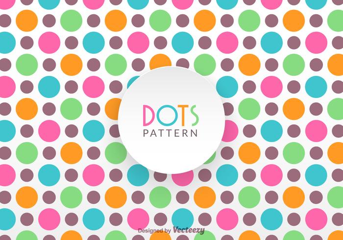 Free Colorful Dot Pattern Vector