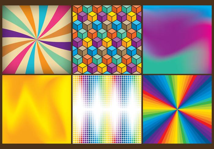 Patterns In Color vector