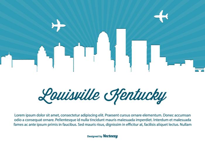 Louisville Kentucky Skyline Illustration Louisville Kentucky Skyline Illustration