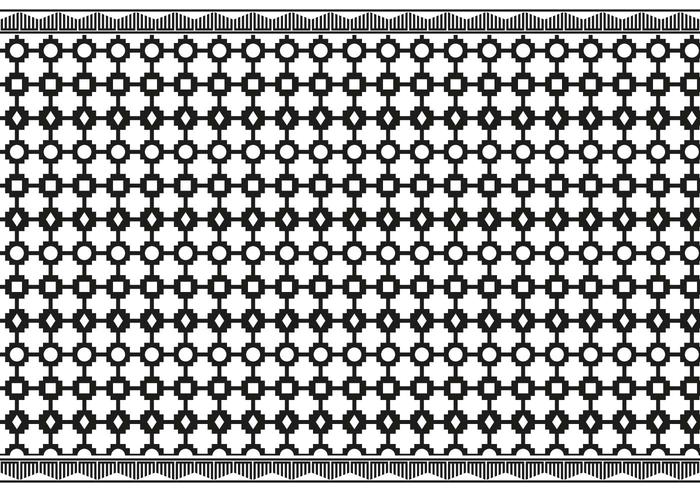 Free Aztec Black And White Vector