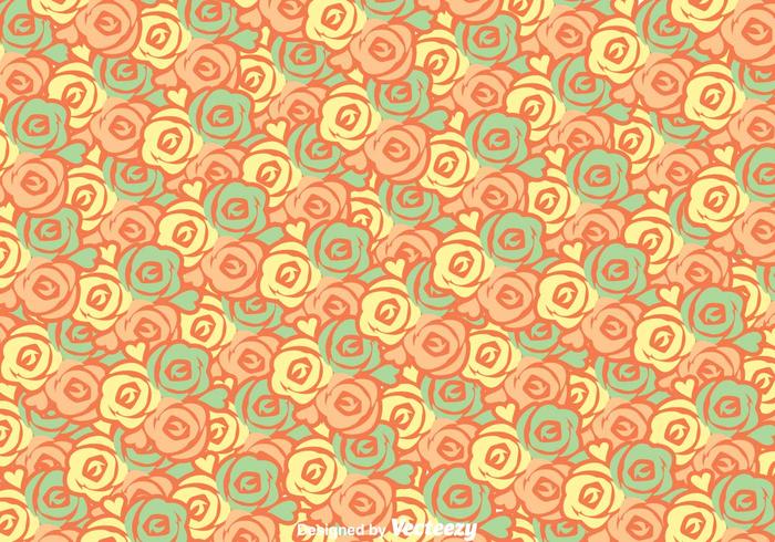 Roses Colorful Background vector