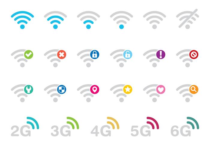 Wi-Fi Icon Vectors